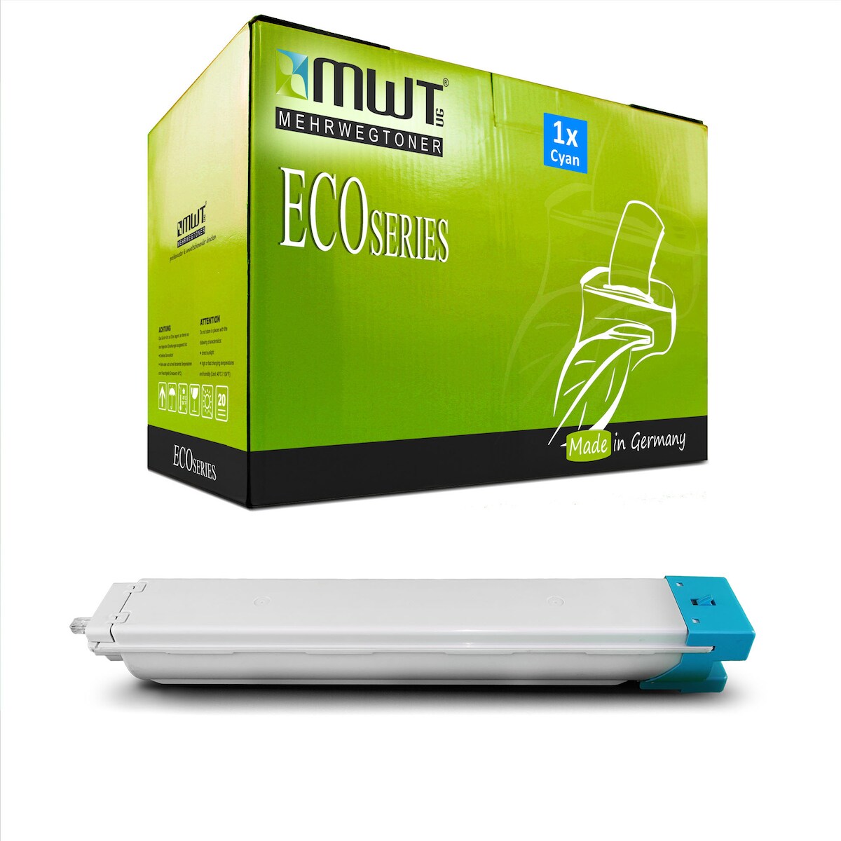 1 Mehrwegtoner kompatible Lasertoner ersetzt Samsung CLT-C808S SS560A Cyan Image