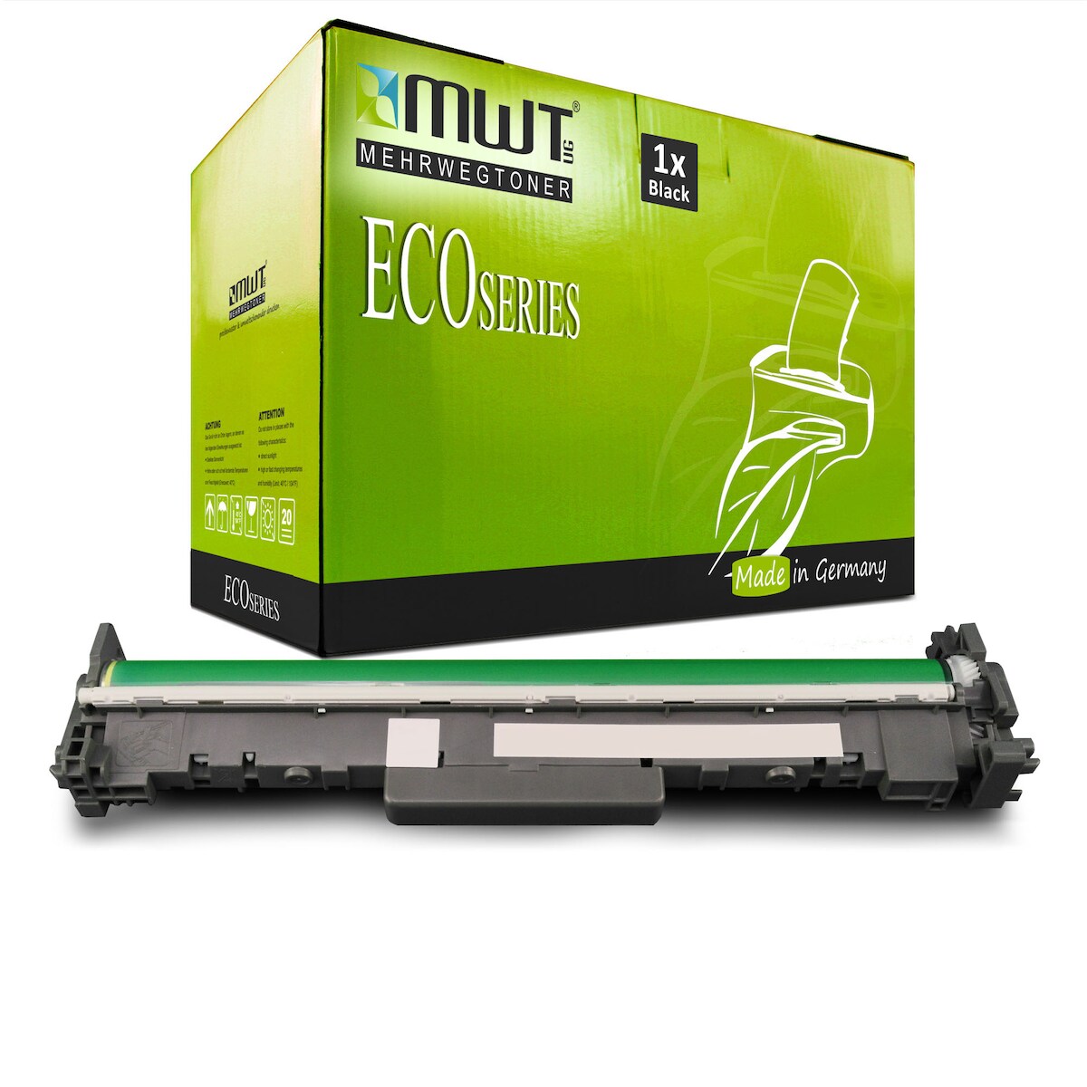 1 Mehrwegtoner kompatible Bildtrommel ersetzt HP CF219A 19A Schwarz Image