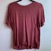 American Eagle Outfitters Tops | Ae Soft And Sexy Slub Tee | Color: Purple/Pink | Size: Xl