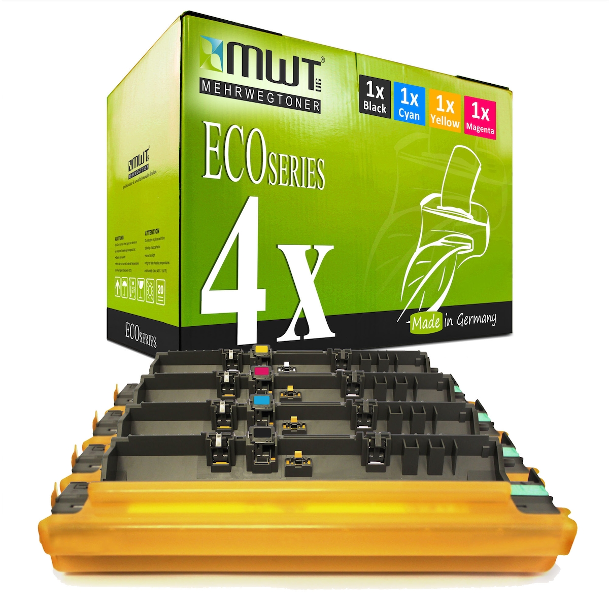 4 Mehrwegtoner kompatible Bildtrommel ersetzt Brother DR-241CL Mehrfarbig Image