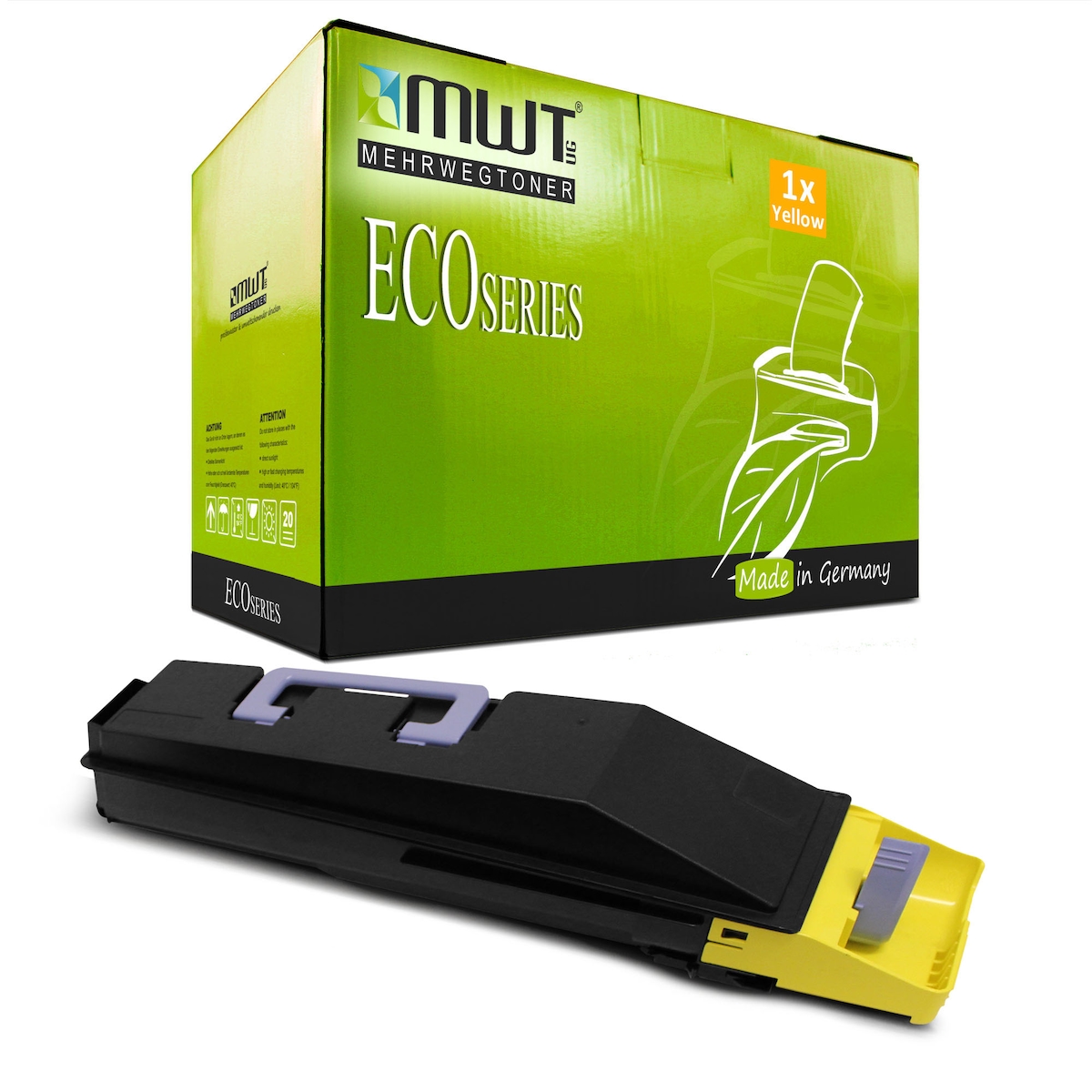 1 Mehrwegtoner kompatible Lasertoner ersetzt Utax 4462110016 Yellow Image
