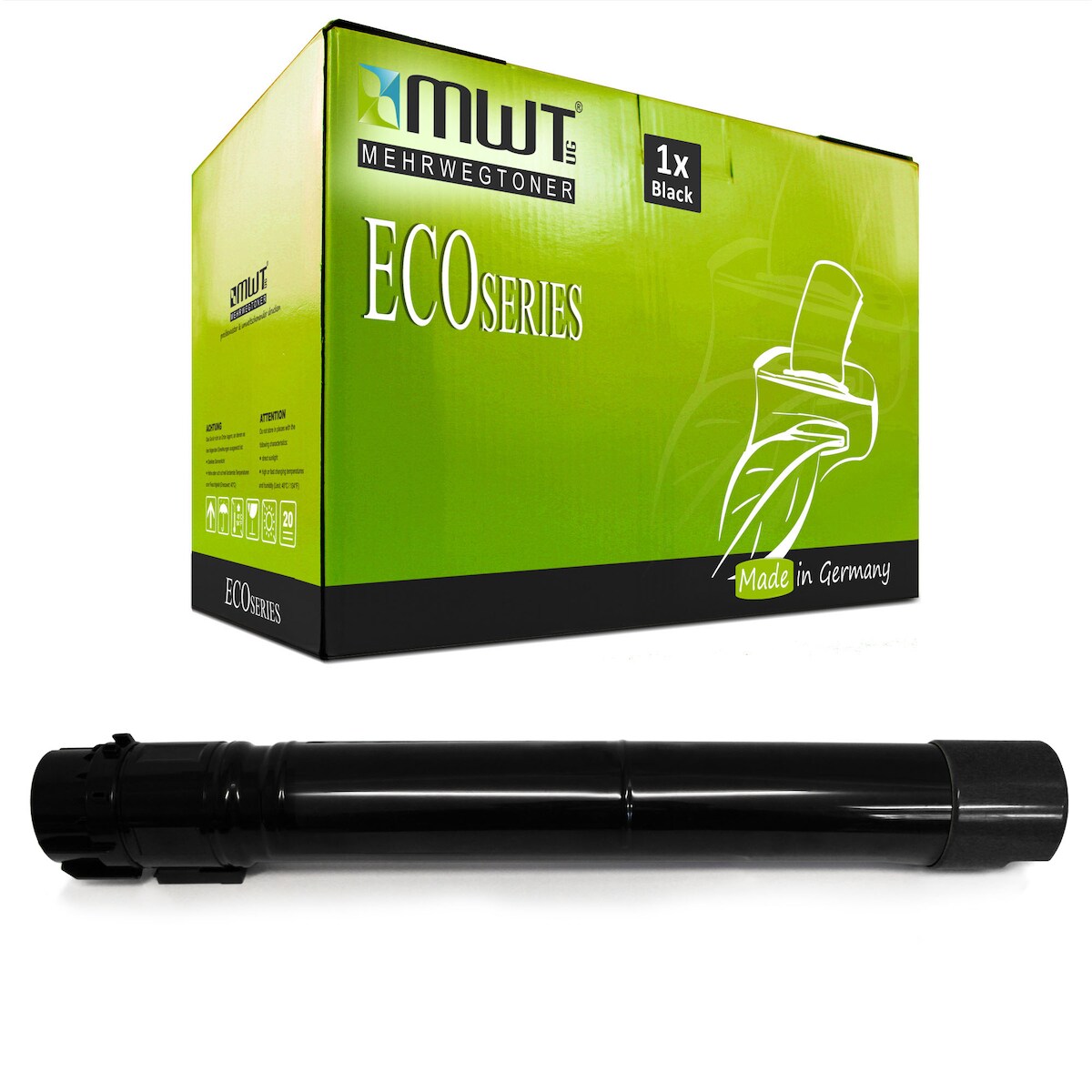 1 Mehrwegtoner kompatible Lasertoner ersetzt Lexmark C950X2KG Schwarz Image