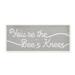 Stupell Industries You're The Bee's Knees Expression Charming Minimal Text Wall Plaque Art By Daphne Polselli in Gray/Green | Wayfair