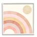Stupell Industries Desert Rainbow Rising Sun Geometric Arches Oversized Stretched Canvas Wall Art By Daphne Polselli in Pink | Wayfair