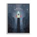 Stupell Industries Blast Off Retro Blue Space Rocket w/ Stars Gray Farmhouse Oversized Rustic Framed Giclee Texturized Art By Daphne Polselli | Wayfair