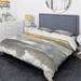 Designart 'Gold Glamour Direction II' Glam Bedding Set - Duvet Cover & Shams