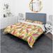 Designart 'Summer Jungle Pattern with Tropical Flowers Heliconia' Tropical Bedding Set - Duvet Cover & Shams