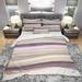 Designart 'Shape of Glam Purple' Geometric Bedding Set - Duvet Cover & Shams