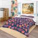 Designart 'Cartoon Tropical Pattern' Tropical Bedding Set - Duvet Cover & Shams