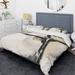 Designart 'Creamy Tan Form I' Glam Bedding Set - Duvet Cover & Shams