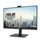 ASUS Business BE279QSK - 27 Zoll Full HD Monitor - 16:9 IPS Panel, 1920x1080 - ergonomisch, Pivot, Blaulichtfilter, Webcam, Mikrofon - DP, HDMI, D-Sub, USB - Rahmenlos, Mini-PC Befestigung