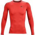 Under Armour Men's Armour HeatGear Compression Long-Sleeve T-Shirt, Dark Orange (860)/Black, Medium