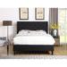 Mercer41 Boswell Tufted Low Profile Platform Bed Upholstered/Linen in Black | 51 H x 64 W x 82 D in | Wayfair 8F2656BDCC5643E5A0E3AD7D427A7EBD