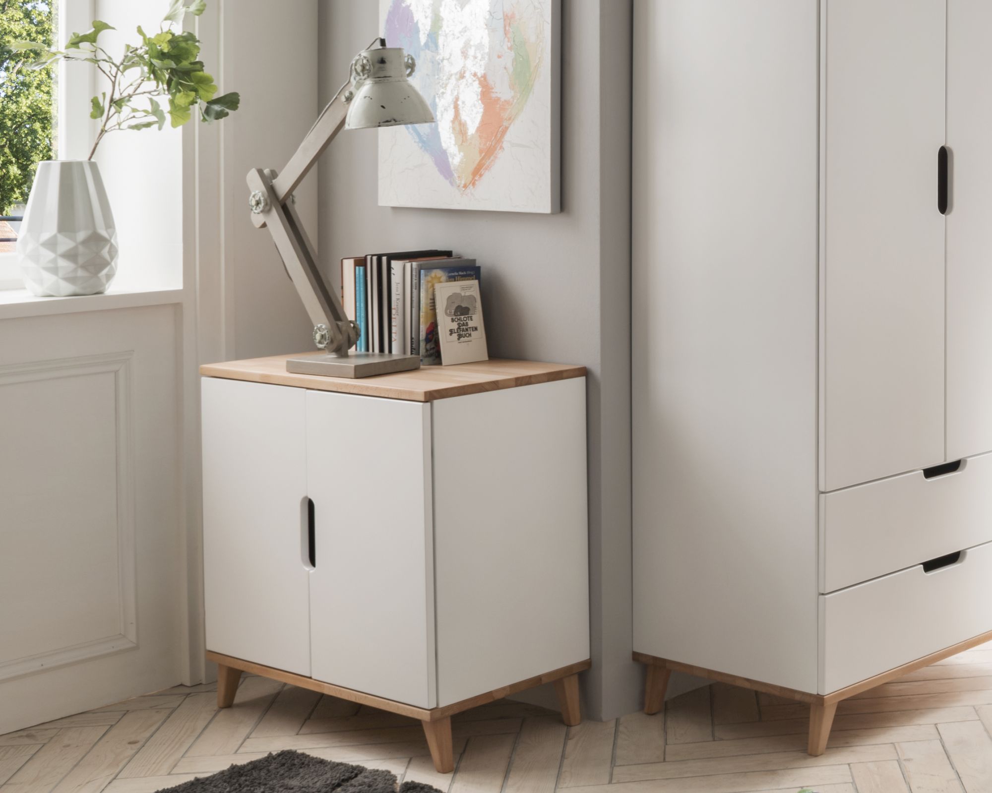 INFANSKIDS »Infanscolor« Kinderzimmer Kommode II weiß weiß