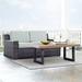 Beaufort 2 Piece Outdoor Wicker Seating Set With Mist Cushion - 62 "W x 79 "D x 31.5 "H