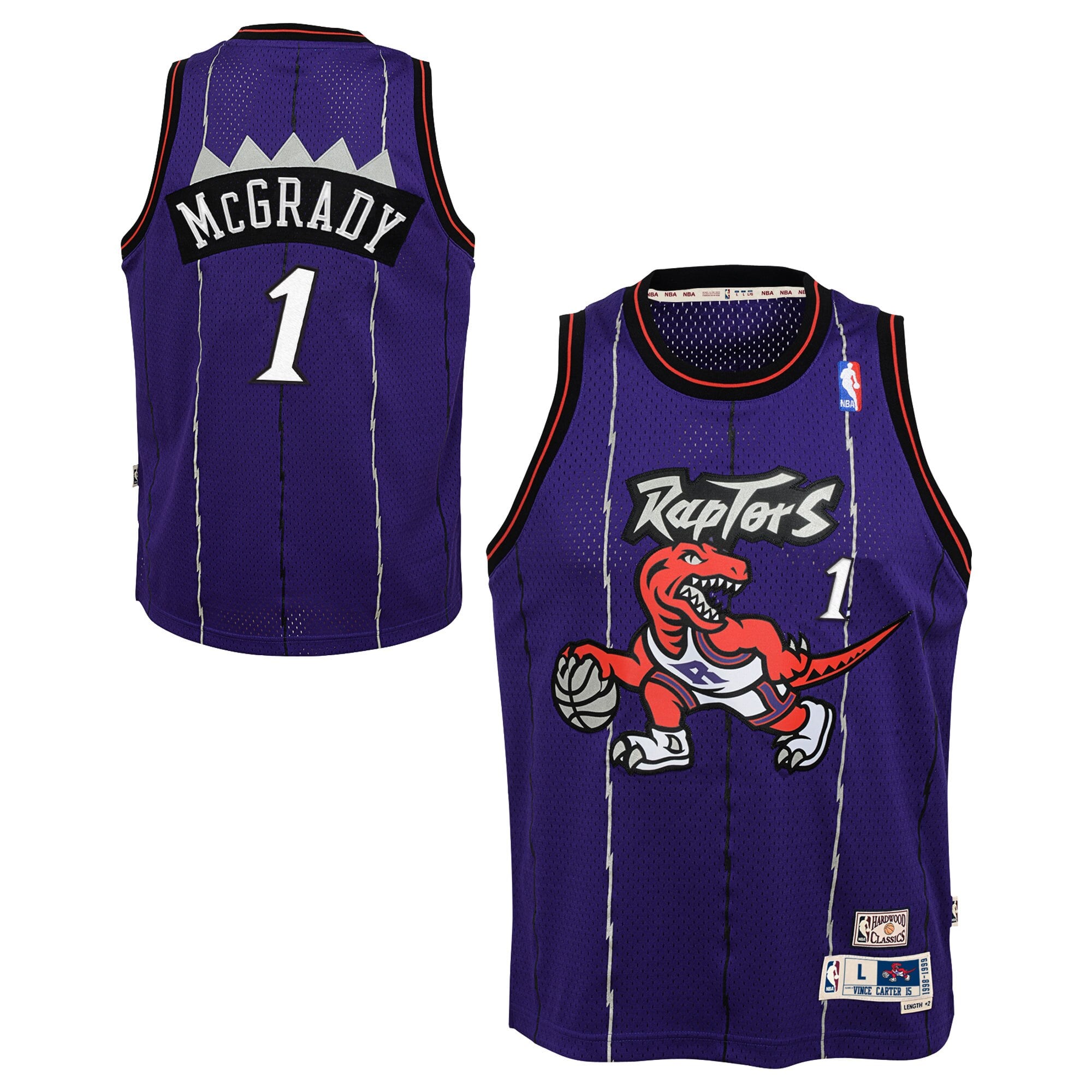 Maillot Swingman Hardwood Classics Road Tracy McGrady Toronto Raptors - Jeunes - unisexe Taille: XL (18/20)