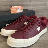 Converse Shoes | Converse One Star Ox Dark Burgundy Red White Size 7.5 Women's New With Box Nwb | Color: Red/White | Size: 7.5