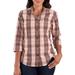 Carhartt Tops | Carhartt Women's Midweight 3/4 Sleeve Plaid Shirt | Color: Pink/Purple | Size: Various