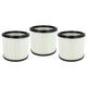 vhbw Set 3x Replacement Filters compatible with Parkside PNTS 1400, PNTS 1400(A1/B1/C1), PNTS 1500 Wet and Dry Vacuum Cleaner - Cartridge Filter