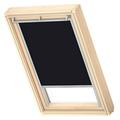 VELUX Original Roof Window Blackout Blind for M06, M35, Black, with Grey Guide Rail