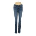 Hollister Jeggings - Low Rise: Blue Bottoms - Women's Size 24 - Dark Wash