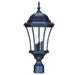 Acclaim Lighting Bryn Mawr 21 Inch Tall 3 Light Outdoor Post Lamp - 5027BK