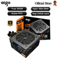 Aigo – bloc d'alimentation AK 500W unité d'alimentation PC PSU noir Gaming silencieux