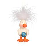 3" Christian Ulbricht Ducky with Ball Easter Ornament
