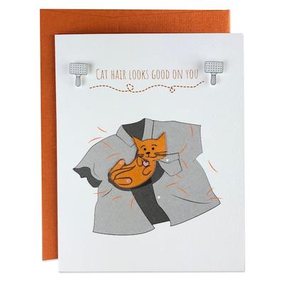 Moose & Pig Congratulations Cat Adoption Card