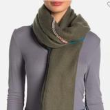 Free People Accessories | Free People Common Thread Blanket Wrap Scarf Sage Green New | Color: Green | Size: Os