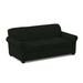 Edgecombe Furniture Finn 83" Rolled Arm Sofa Bed w/ Reversible Cushions Other Performance Fabrics in Black | 34 H x 83 W x 37 D in | Wayfair