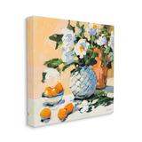 Stupell Industries 34_Contemporary s & Spring Florals Table Still Life Stretched Canvas Wall Art By Jane Slivka Canvas, in Orange | Wayfair