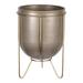 Everly Quinn Metal Pot Planter Metal | 9.5 H x 6.75 W x 6.75 D in | Wayfair CCB0573016494E60A8502852F6F38318