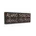 Stupell Industries 4_Always Thinking About Chickens Phrase Minimal Farm Typography Stretched Canvas Wall Art By Stephanie Dicks Canvas | Wayfair