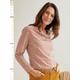 Avena Damen Long-Sleeve Beige gemustert