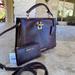 Michael Kors Bags | Michael Kors Snakeskin Penelope Embossed Leather&Wallet Set Merlot | Color: Blue/Black | Size: Os