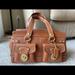 Coach Bags | Coach Legacy Mandy Whisky Brown Tan Leather Satchel Shoulder Purse Handbag Bag | Color: Brown | Size: 14”W X 9”H X 6”D