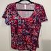 Lularoe Tops | Lularoe Classic T Top Size Medium | Color: Purple/Red | Size: M