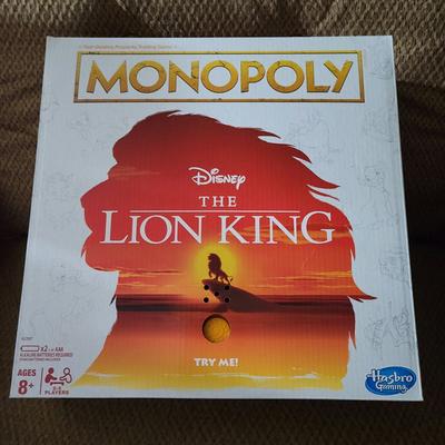 Disney Toys | Lion King Monopoly | Color: Orange | Size: Osbb