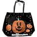 Disney Bags | New Walt Disney Works Pumpkin Sequin Mickey Large Black Tote Bag | Color: Black/Orange | Size: Os