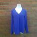 J. Crew Tops | J Crew Silk Long Sleeve Top In Blue | Color: Blue | Size: 2