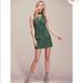 Free People Dresses | Free People Take Me Home Suede Dress | Color: Green/Black | Size: S