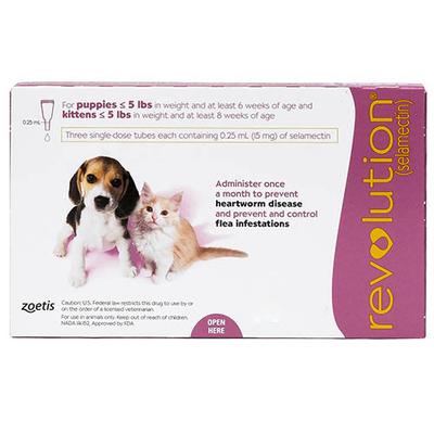 Revolution (Pink) Kittens / Puppies 6 Month Pack
