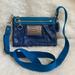 Coach Bags | Coach Poppy Patent Leather Swingpack Crossbody Bag 42872 | Color: Blue | Size: Os