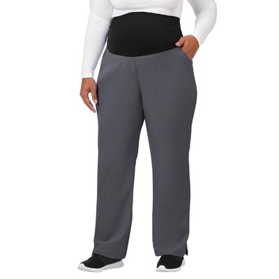 Plus Size Women's Jockey Scrubs Women's Ultimate Maternity Pant by Jockey Encompass Scrubs in Charcoal (Size 2X(20W-22W))