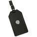 Black Maryland Terrapins Leather Luggage Tag