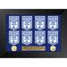 Highland Mint Kentucky Wildcats 8-Time Basketball National Champions 18'' x 22'' Gold Deluxe Banner Frame