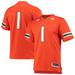 Men's adidas #1 Orange Miami Hurricanes Team Premier Football Jersey