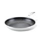 Circulon SteelShield C Series Stainless Steel Frying Pan 32cm - Large Induction Frying Pan with Hybrid Non Stick, Metal Utensil Safe & Dishwasher Safe Cookware