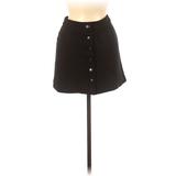 Trafaluc by Zara Casual Skirt: Black Solid Bottoms - Women's Size X-Small